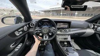 New Mercedes E-Class Coupe AMG E 53 2023 Test Drive POV