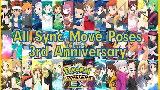 3rd Anniversary - All Trainer Sync Move Poses (+ Quotes) | Pokémon Masters EX