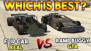GTA 5 VS REAL : RAMP BUGGY VS FLIP CAR (WHICH IS BEST?)