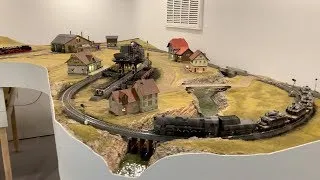 Todd's 11'x21' HO Marklin model railroad.