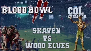 Sage vs Enarion! Blood Bowl 2 - Skaven (the Sage) vs Wood Elves (Enarion) COL-C G1