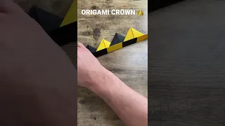 EASY PAPER ORIGAMI CROWN TUTORIAL | DIY PAPER CROWN STEP BY STEP | FOLDIG CROWN ORIGAMI | KING CROWN