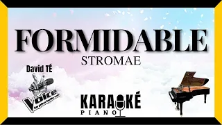 Formidable - Stromae (Karaoké Piano Français) THE VOICE