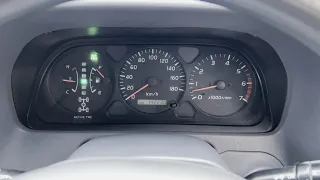 Разгон 0-100 км/ч Toyota Land Cruuser Prado 1999 5VZ (Acceleration 0-100)