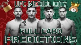 UFC Mexico City: Full Card Predictions & Betting Breakdown | Moreno vs Royval 2