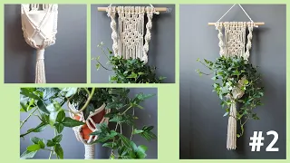 Macrame plant hanger basic2 초보자용 마크라메 플랜트행거 만들기