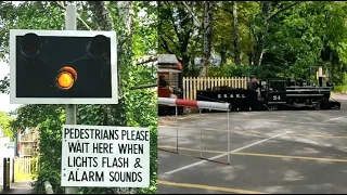 Rare Crossing at Trago Mills Level Crossing, Devon