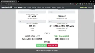 best trick to make more than 1000 Litecoin latoshi in 1 minute 2020 multiply litecoin roll