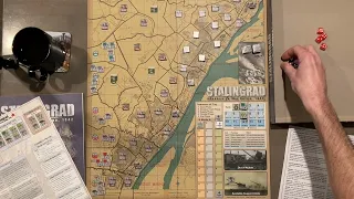 Stalingrad, Advance to the Volga 1942 - Solitaire wargame rules overview & playthru of few turns