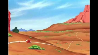 Wile E Coyote Tries To Catch The Road Runner With A Tunnel Painting And TNT