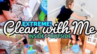 EXTREME CLEAN WITH ME | ULTIMATE INSIDE AND OUTSIDE CLEANING MOTIVATION | CLEAN UP WITH ME | 2020