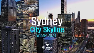 Sydney City Skyline - Sunrise to Sunset Winter 2023 - Autel Nano+ drone 4K