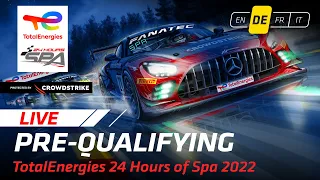 LIVE | Pre-Qualifikation  | TotalEnergies 24 Hours of Spa (Deutsche)