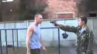 Russian martial artist actually DODGES a bullet