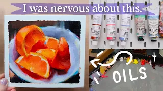 Building an Oil Painting Practice (again) + giveaway!!