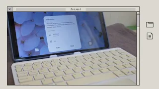 Goojodoq Wireless Keyboard on Samsung Tab A7 Lite