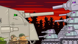 KV-44 vs A7V Super Mutant | “Revenge of the Ghosts” Tank Cartoon