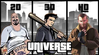 Penjelasan Singkat Universe di GTA SERIES ( 2D 3D HD UNIVERSE)