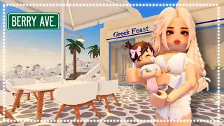 ✈ Mi BEBÉ y yo VIAJAMOS a Santorini por PRIMERA VEZ ✈✨ Berry Avenue Roblox