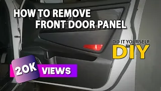 How to remove front door panel | DIY | SsangYong Rexton