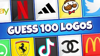 Guess the Logo in 5 Seconds | 100 Famous Logos | Logo Quiz 2023