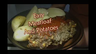 Easy Meatloaf & Potatoes | It's Whats For Dinner