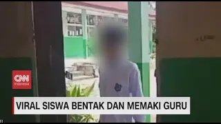 Viral Siswa Bentak dan Memaki Guru, Sang Guru Malah Yang Minta Maaf