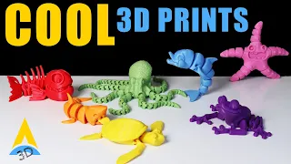 7 Cool Articulated Ocean Animals to 3D Print | Anycubic Kobra Max