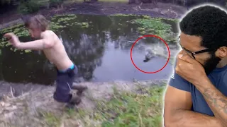 6 Crocodile Encounters You Should Avoid Watching REACTION!!!!