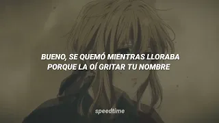 Adele - Set Fire To The Rain (Speed up + sub. español + AMV)