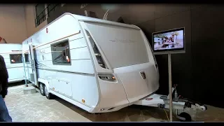Tabbert Puccini 655 E 2,5 Camper caravan Camping travel trailer walkaround and interior K0235