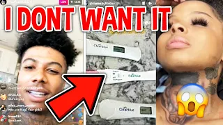 Blueface Speaks On Chrisean Rock Pregnant.. IG LIVE