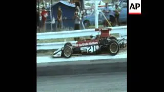 SYND 04-03-73 JACKIE STEWART WINS SOUTH AFRICAN GRAND PRIX