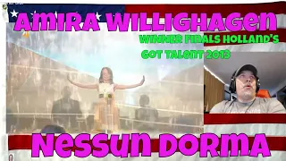 Amira Willighagen - Nessun Dorma (HD Quality) - WINNER Finals Holland's Got Talent 2013 - REACTION