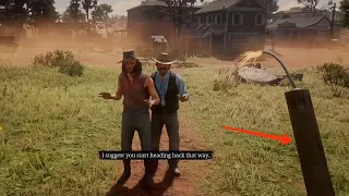 The Proper Way to Scare Off two Tough Guys During Gwyn's Debt Collection Mission - RDR2