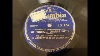 Mengelberg | "Freischutz" overture by Weber
