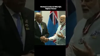 PM Modi Conferred With Fiji’s Highest Honour