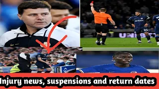 Mudryk, James, Ugochukwu - Latest Chelsea injury news and return dates before Bournemouth