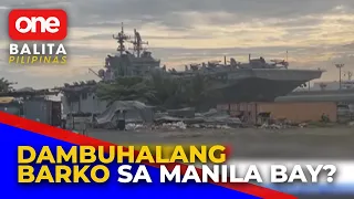 US Aircraft carrier na nakadaong sa Manila Bay