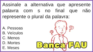 🔥 Português para Concurso Público | Questões de Português Básico | Banca FAU