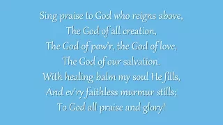 Sing Praise to God Who Reigns Above (Grace Community Church)
