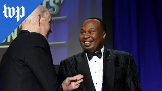 Highlights from comedian Roy Wood Jr.'s set at correspondents' dinner