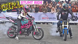 Best of motorbike stunt show - Brno Motosalon 2024 | Czech 🇨🇿  CRASH -  FAIL