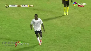 Afena Gyan Brilliant Finish against Ghana All Stars. Just watch