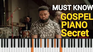 How to play like a Top Gospel pianist | A must know Gospel piano secret.