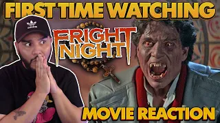 *GRAB YOUR CRUCIFIX!* Fright Night (1985) *FIRST TIME WATCHING REACTION* Vampire Horror Movie