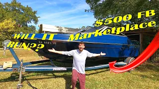 Old Bayliner From 1986 - Will it run?? Facebook Marketplace DEAL! Restoration Begins!