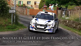 Rallye du Rouergue 2021 - Peugeot 208 Rally4 N°43 - Nicolas GILLET et Jean-François ORTS