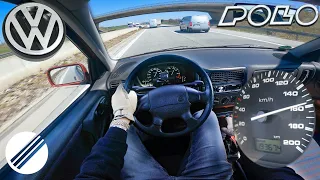 1997 VOLKSWAGEN POLO 6N 1.0 50HP TOP SPEED DRIVE ON GERMAN AUTOBAHN 🏎