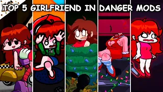 Top 5 Girlfriend in Danger Mods #9 - Friday Night Funkin’